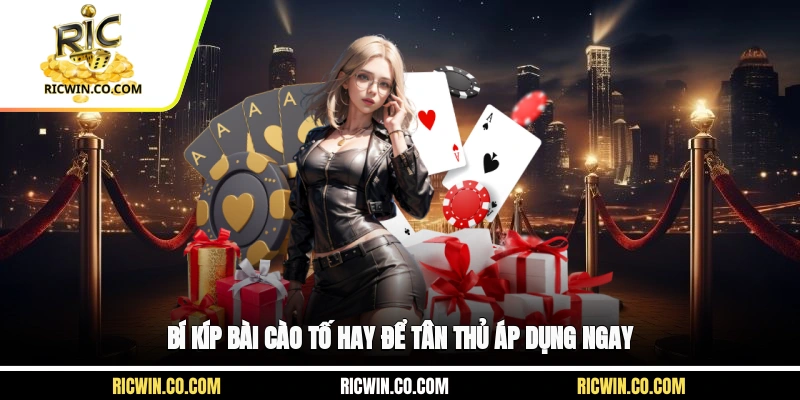 Bí kíp bài cào tố hay để tân thủ áp dụng ngay