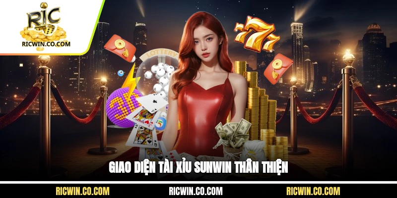 Giao diện tài xỉu Sunwin thân thiện